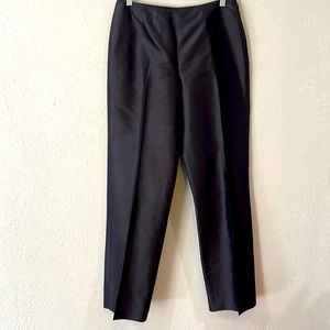 Peck & Peck Collection Blue Silk Pants Size 6